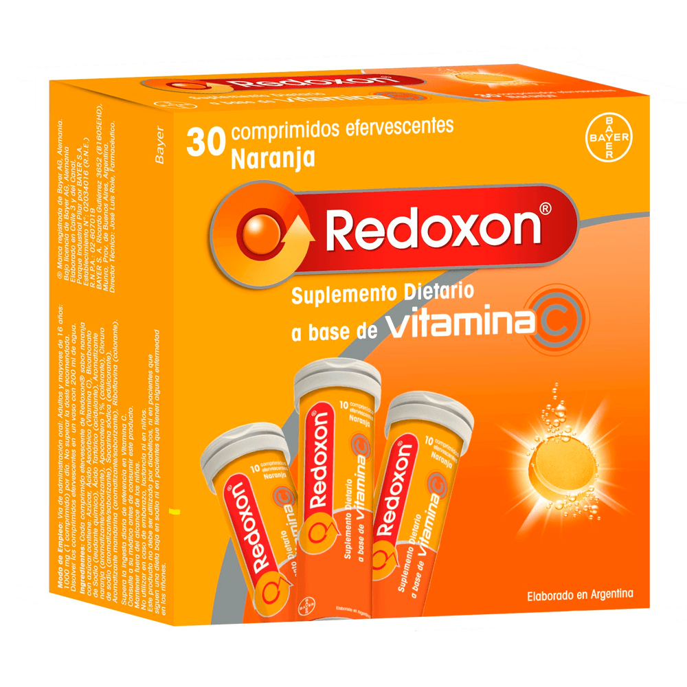 Efervescente 1 gr Sabor Naranja x 30 comp - farmaciasdelpueblo