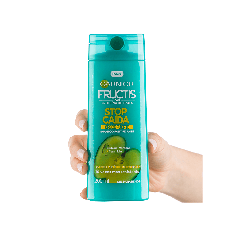 Shampoo Stop Caida Crece Fuerte Fructis Garnier x 200 ml