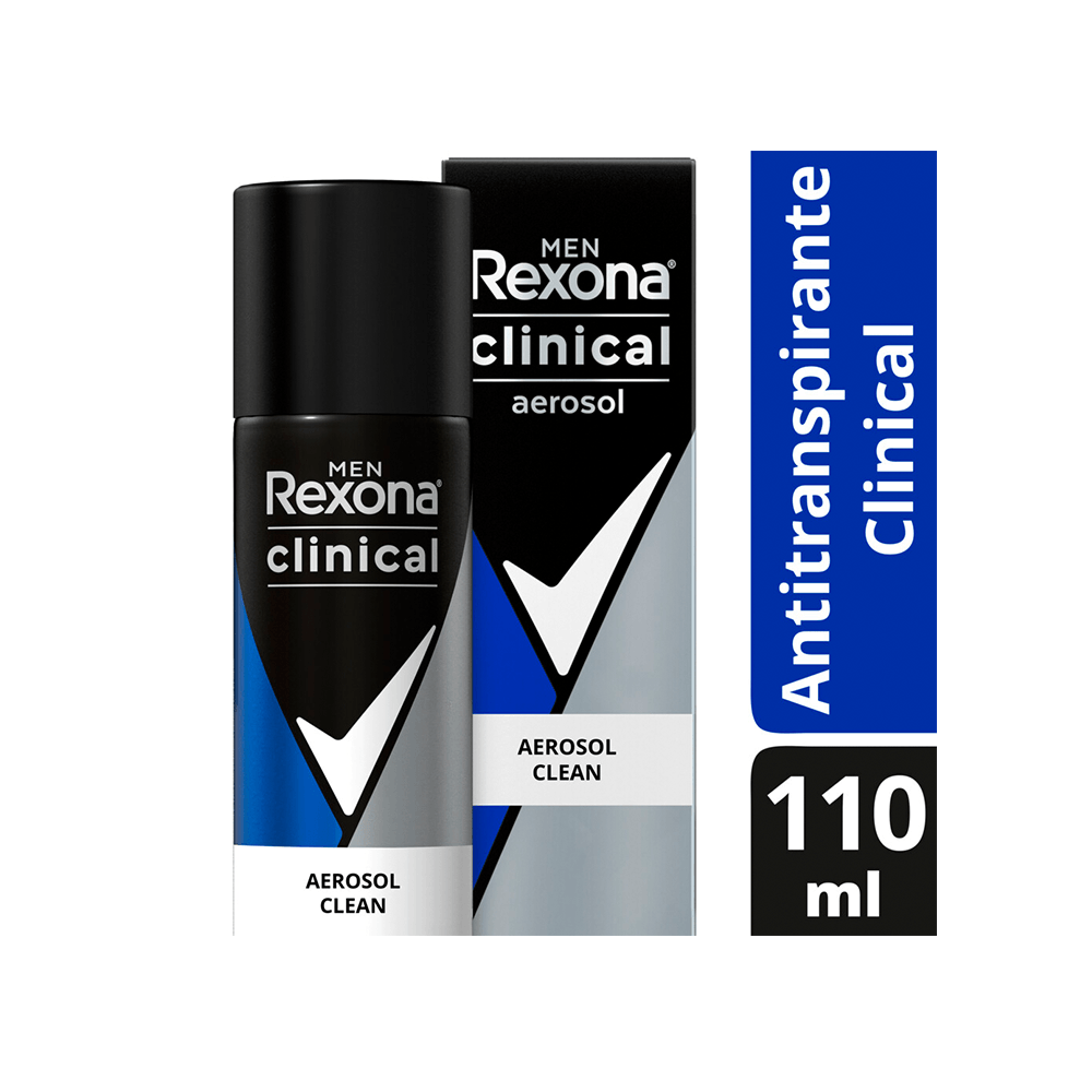 Men Clinical Antitranspirante Clean Aerosol X 110 Ml - Farmaciasdelpueblo