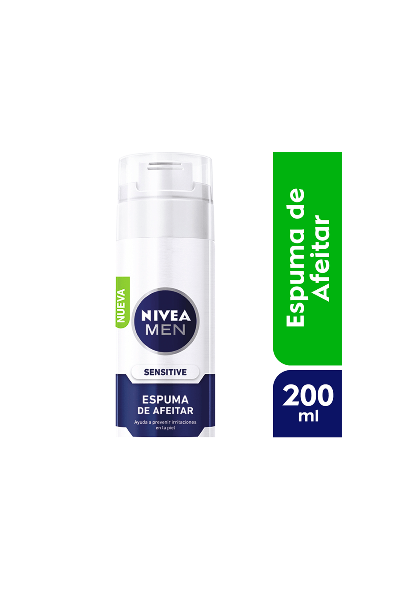 Espuma para Afeitar Nivea For Men Sensitive Piel Sensible 200 ml