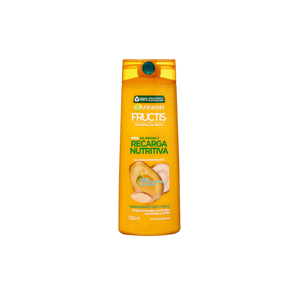 Shampoo Recarga Nutritiva Fructis Garnier x 350 ml farmaciasdelpueblo