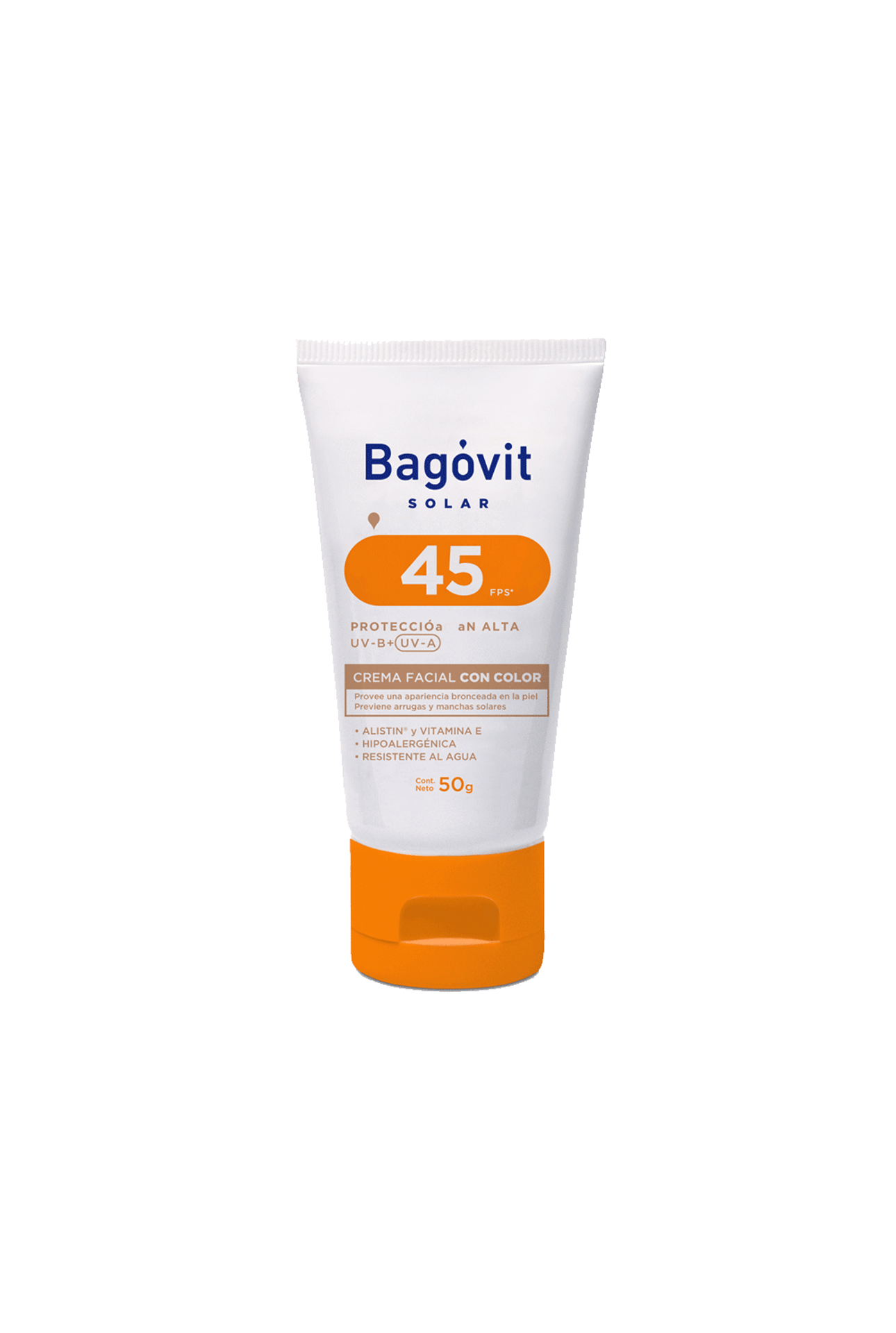 Facial FPS 45 con Color 50 g​ – Bagóvit