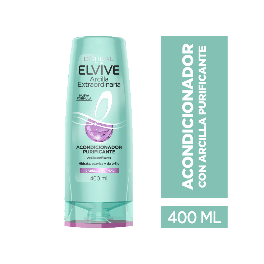 Champú Elvive Arcilla Extraordinaria, L'Oréal Paris