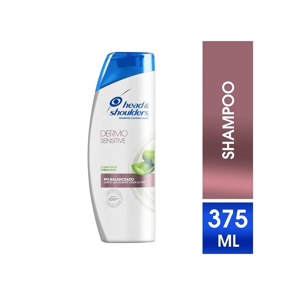 Shampoo Head and Shoulders Dermo Sensitive x 375 ml farmaciasdelpueblo