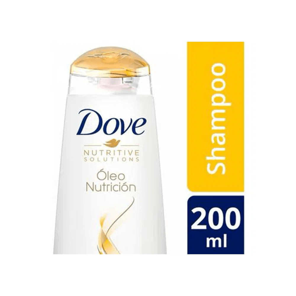 Shampoo Dove Óleo Nutrición x 200 ml farmaciasdelpueblo