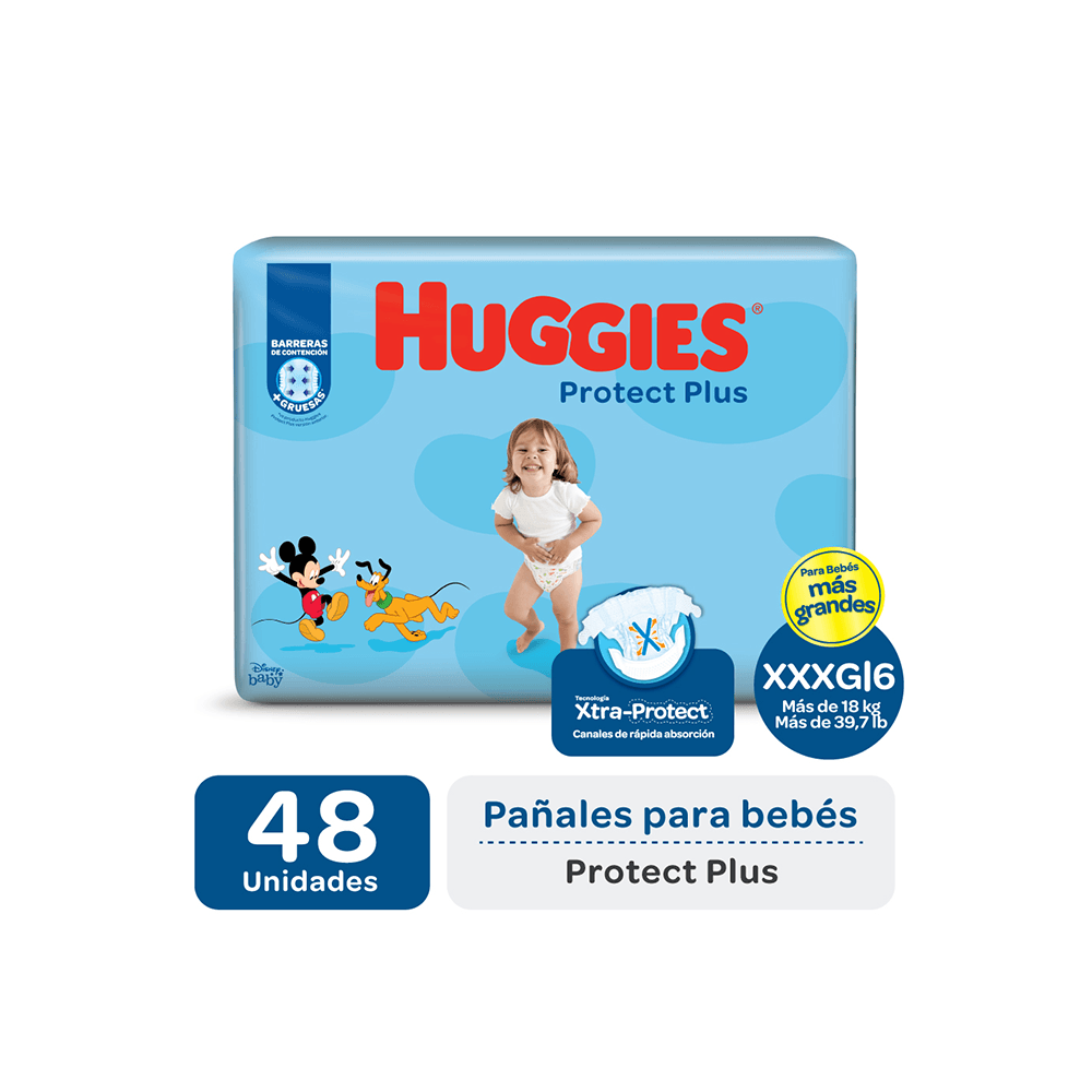 pañal huggies protect plus