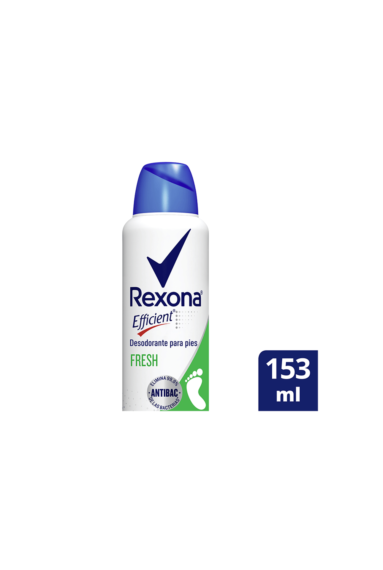 Rexona Efficient Fresh Desodorante para Pies en Aerosol x 153 Ml