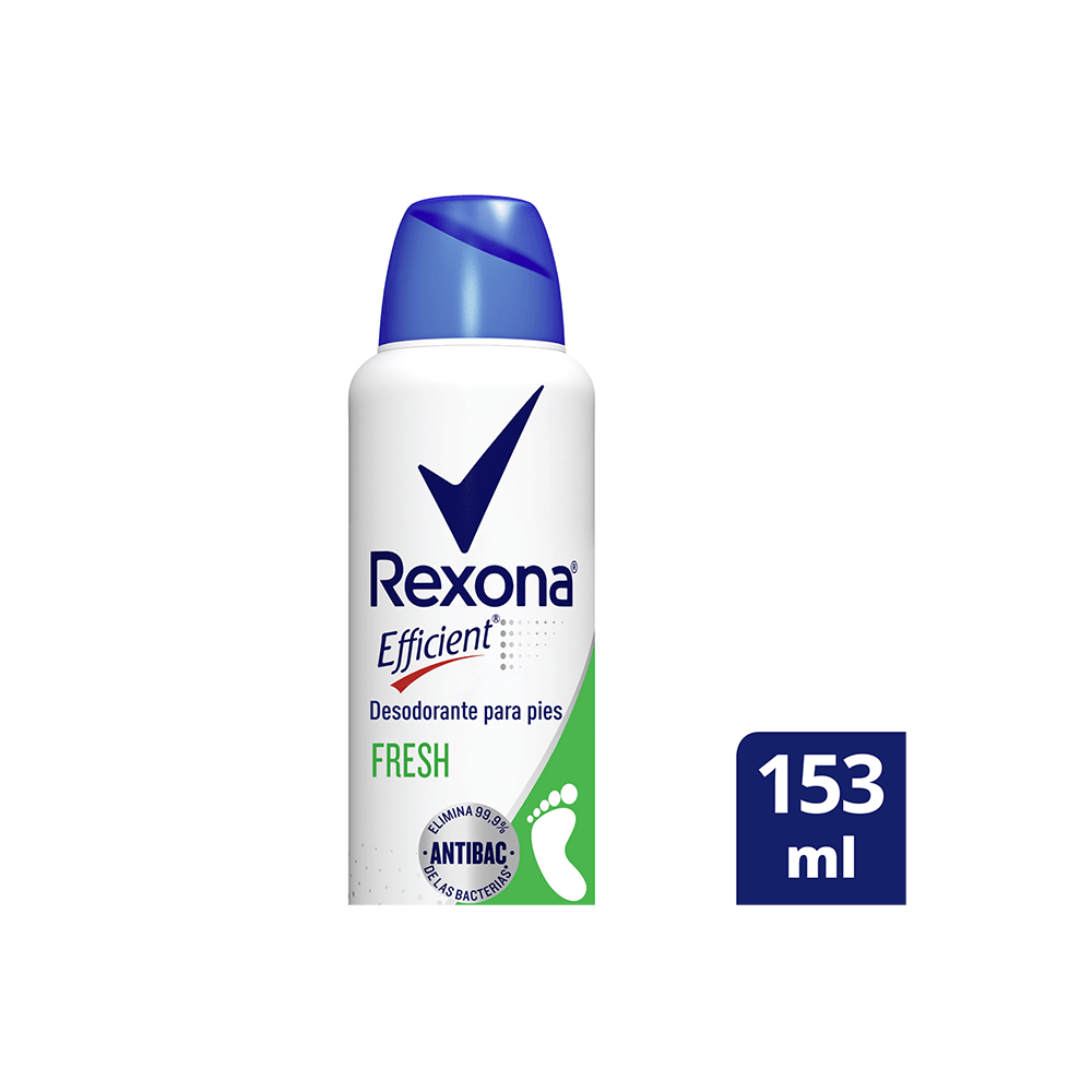 Desodorante para pies Efficient Fresh Aerosol x 153 ml - farmaciasdelpueblo