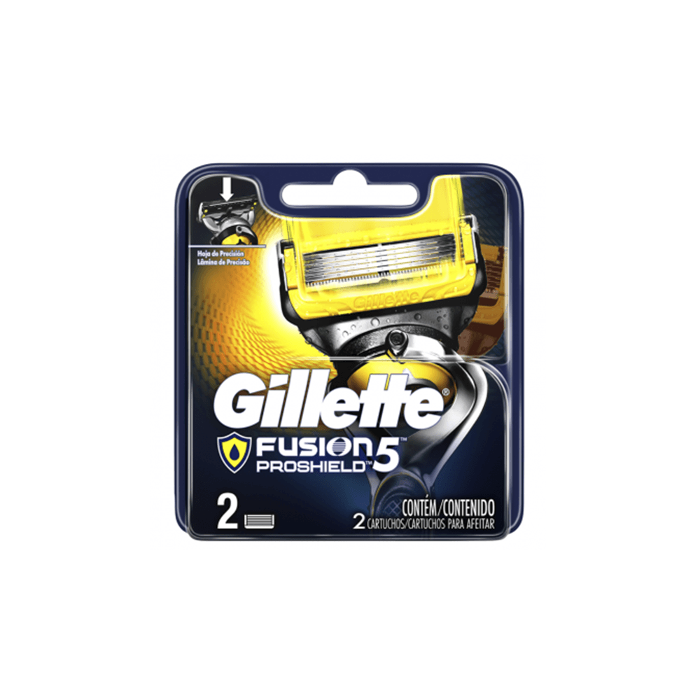 Cartuchos Para Afeitar Gillete Fusion Proshield x 2 unid ...