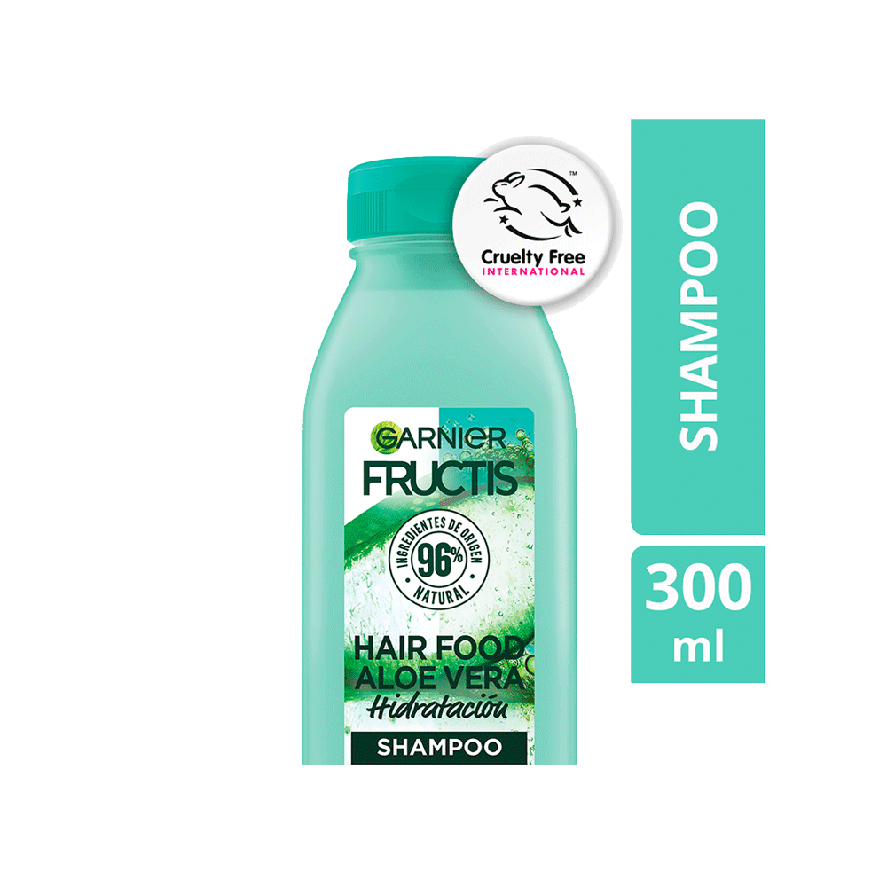 Shampoo Fructis Garnier Hair Food Aloe Vera x 300 ml farmaciasdelpueblo