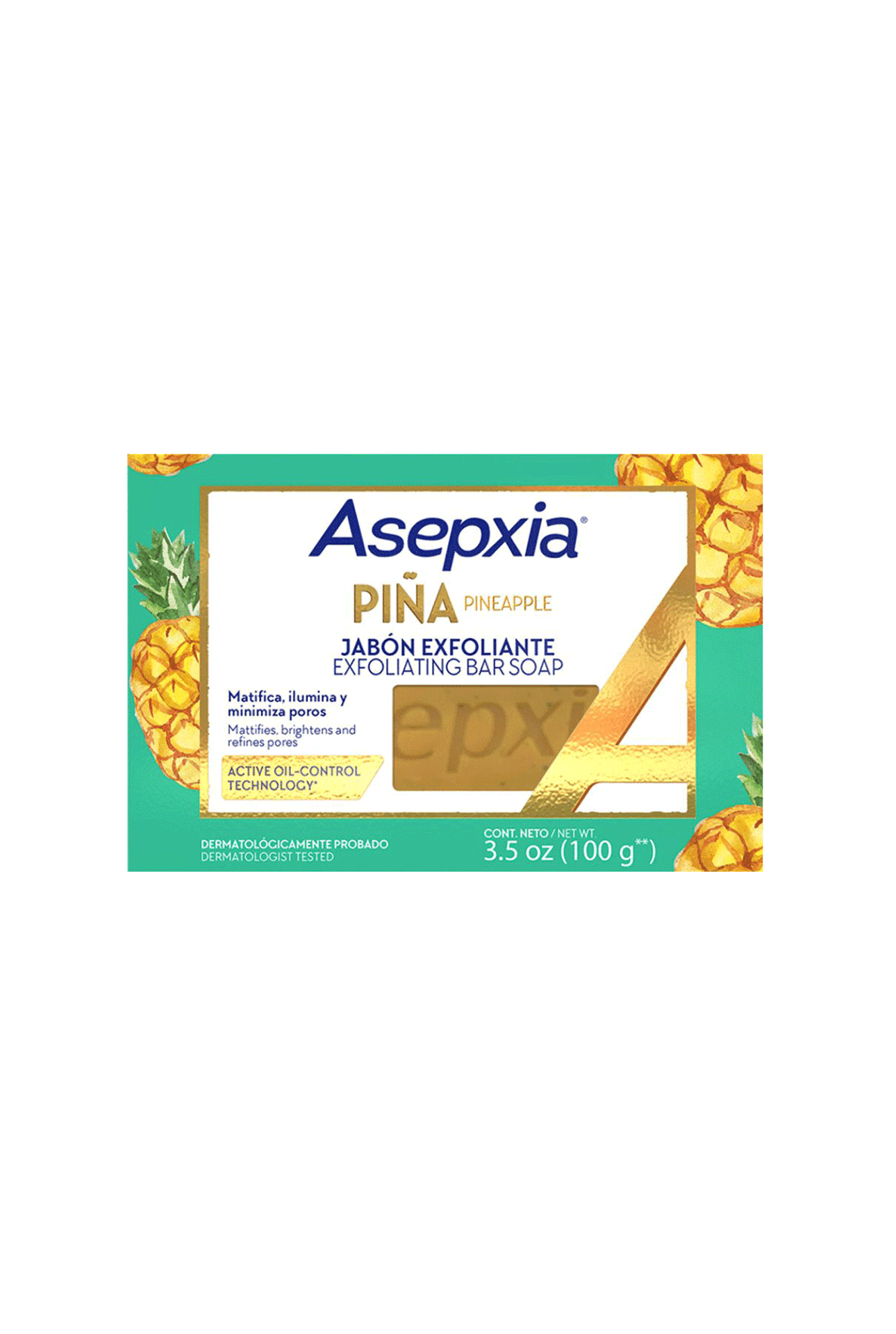 Asepxia-Jabón Asepxia Piña x 100gr-650240062049