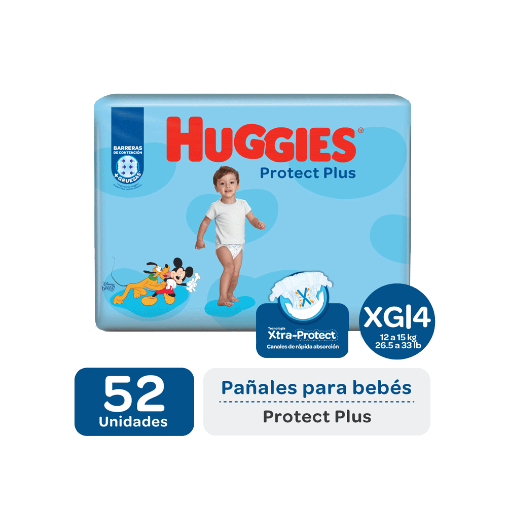 Pañal Huggies Protect Plus Ahorrapack