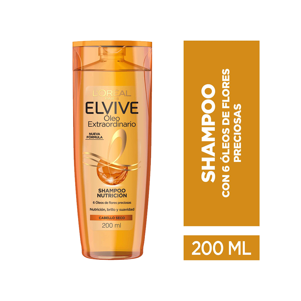 Shampoo Elvive Óleo Extraordinario Nutrición Universal x 200ml