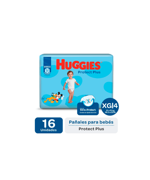 Pañales-Huggies-Protect-Plus-Maxi-XG-x-16un-Huggies