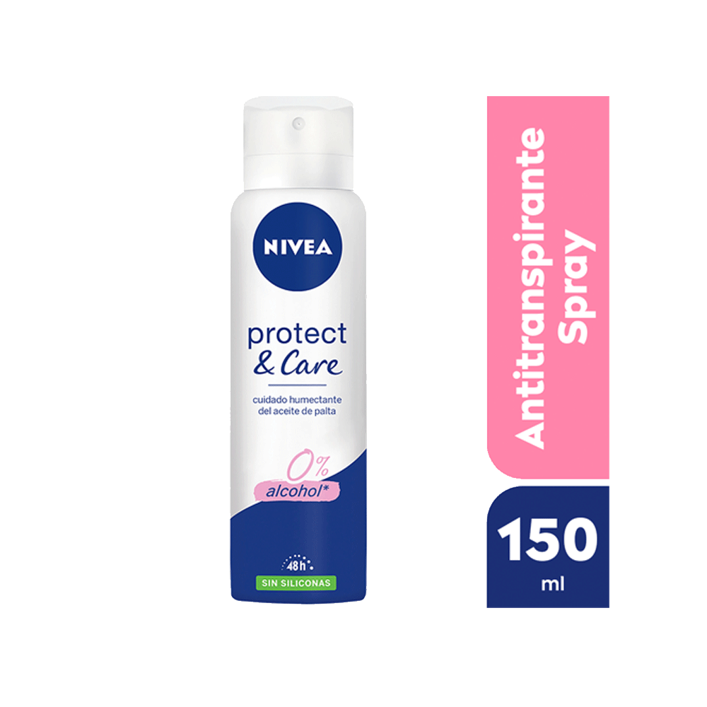 Desodorante Femenino Nivea Protect & Care Sin Siliconas x 150 ml ...