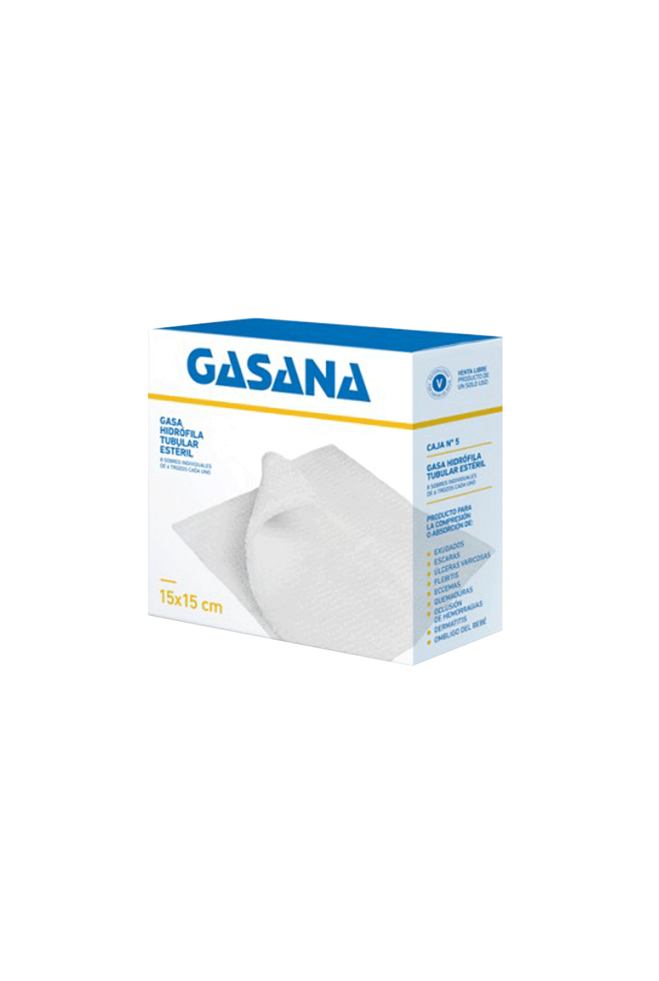 Gasa-Hidrogasa-Hidrofilica-Esteril-N°5-30X30-6-Pack-x-2-Unid-Hidrogasa