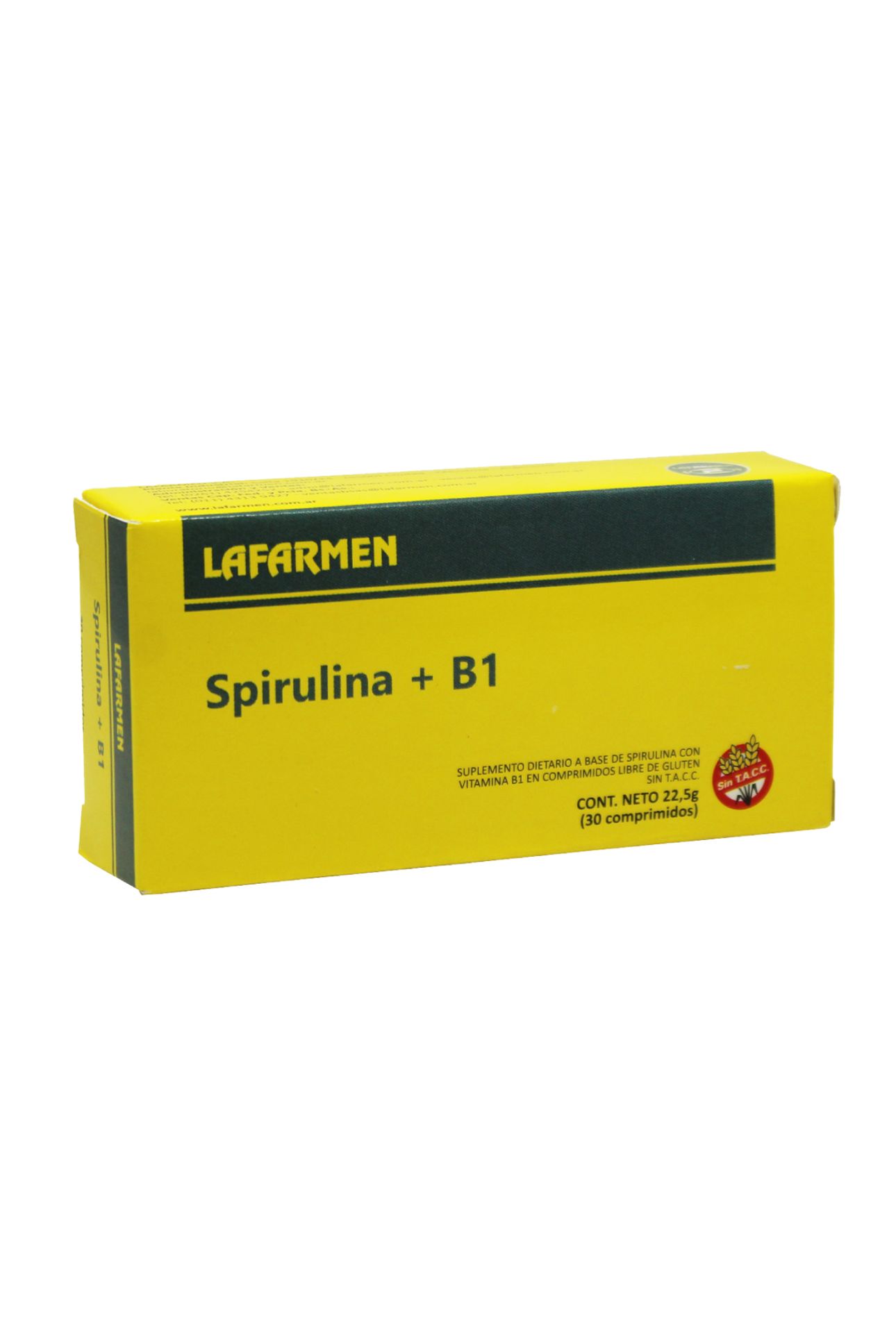Suplemento-Dietario-Lafarmen-Spirulina---B1-x-30-Comp-Lafarmen