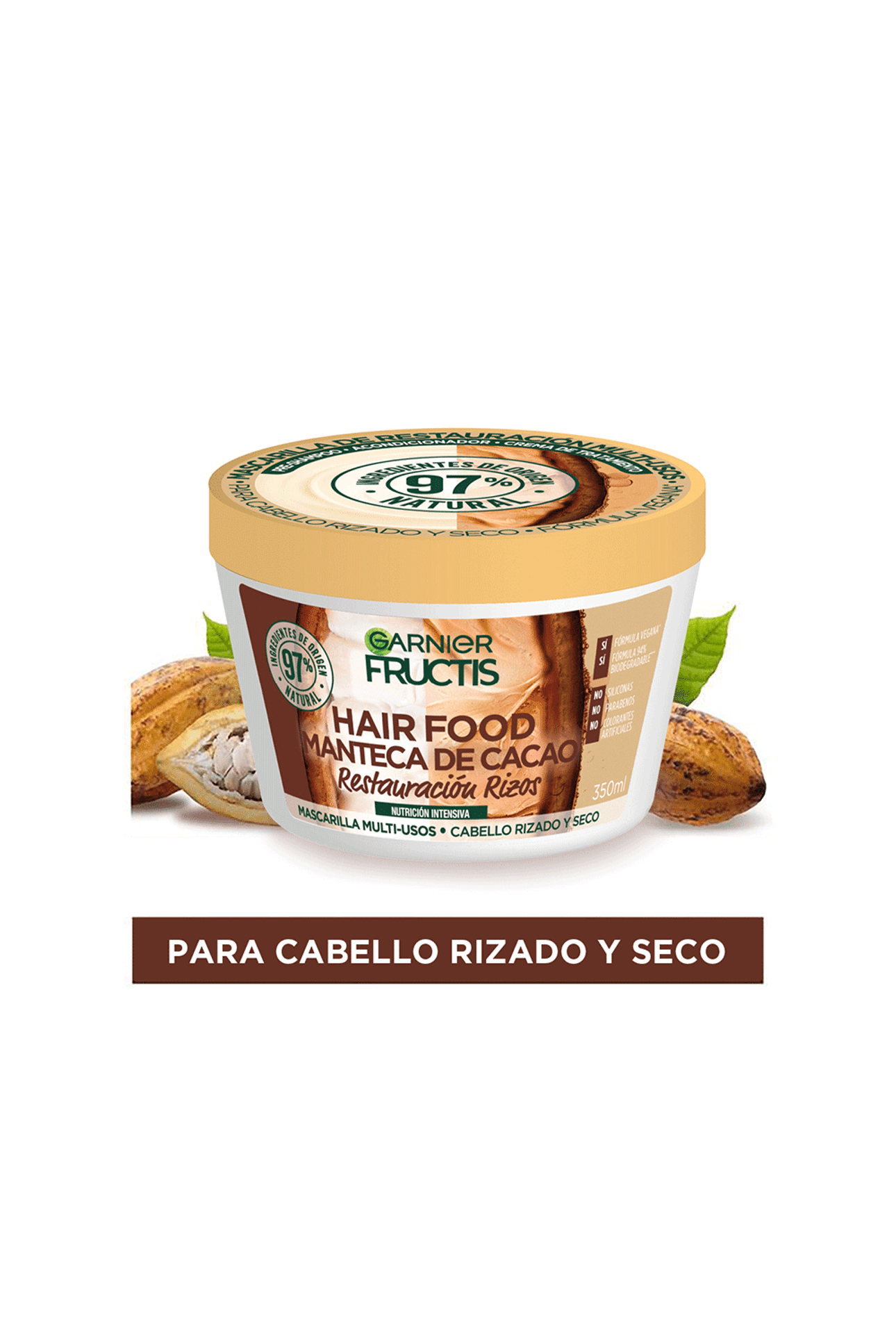 Mascarilla Fructis Hair Food Cacao x 350 ml farmaciasdelpueblo